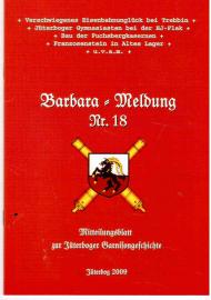 Barbara-Meldung Nr. 18. Mitteilungsblatt zur Jüterboger Garnisongeschichte.