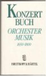 Konzertbuch Orchestermusik 1650-1800.
