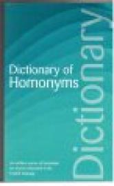 Dictionary of Homonyms