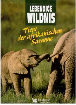 Lebendige Wildnis - Tiere der afrikanischen Savanne; Elefanten, Löwen, Nashörner, Straße, Giraffen, Schakale, Gazellen, Hyänen.