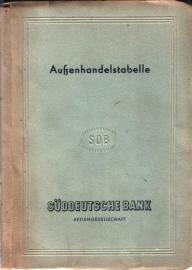 Außenhandelstabelle.