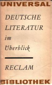 Deutsche Literatur im Überblick.
