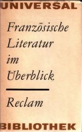 Französische Literatur im Überblick.