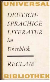 Deutschsprachige Literatur im Überblick.