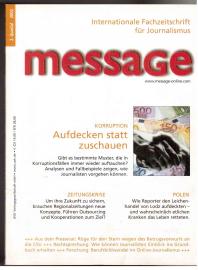 message. Internationale Fachzeitschrift für Journalismus. 2. Quartal 2002.