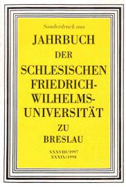 Die Bedeutung der Reformation für die Geschichte Schlesiens und für den Beitrag der Schlesier zur deutschen Kultur