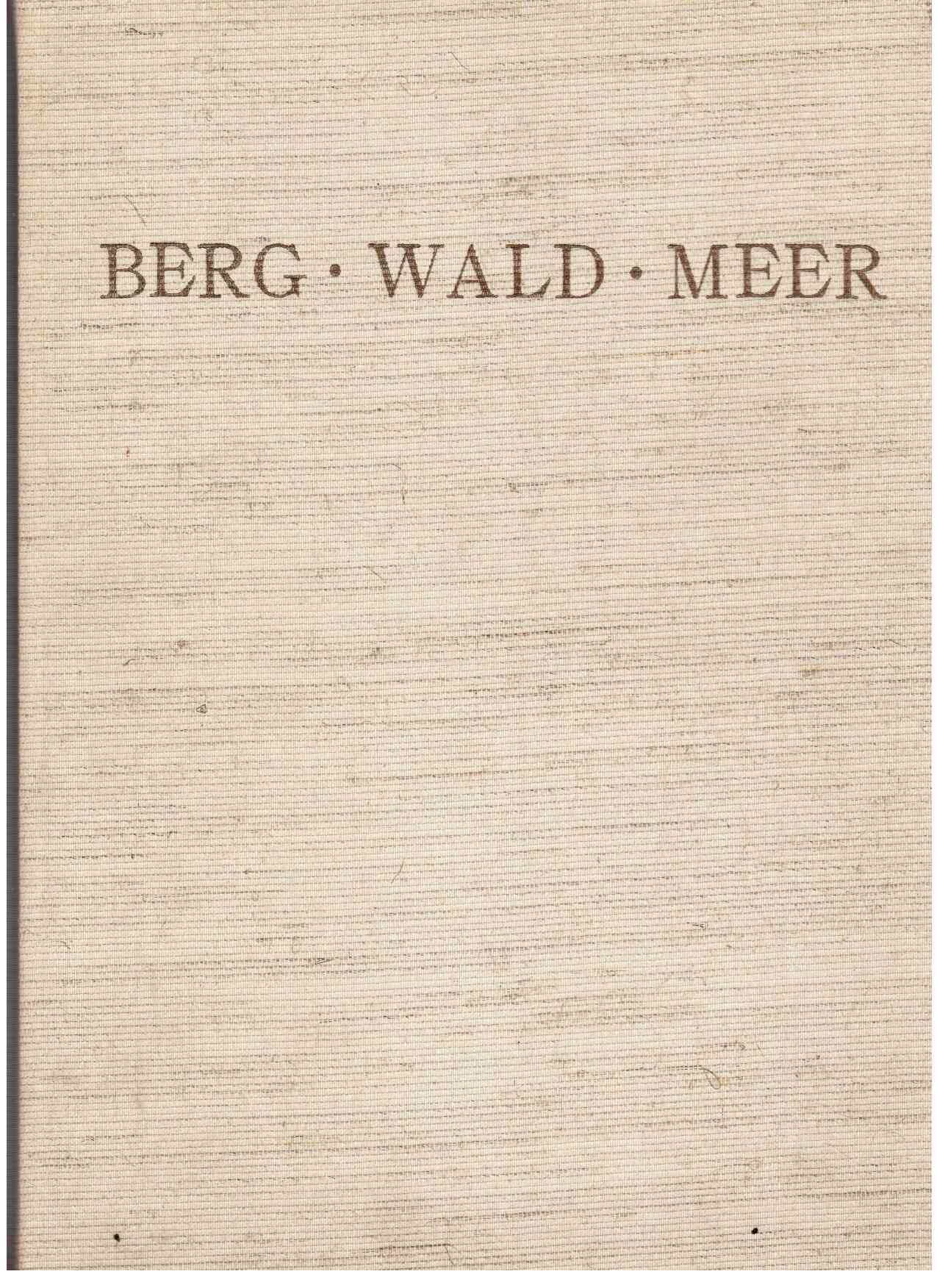 Berg - Wald - Meer. Die Landschaft als Erlebnis. Ein Bildwerk nach Meisterwerken der Malerei, Grafik und Fotografie