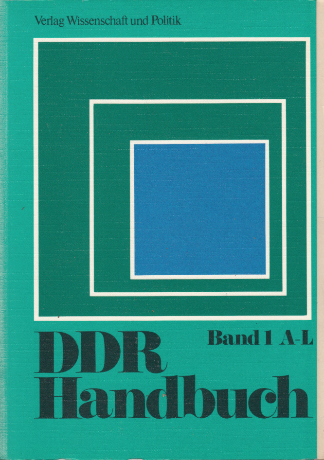 DDR Handbuch, Bd. 1 A-L und Bd. 2 M-Z