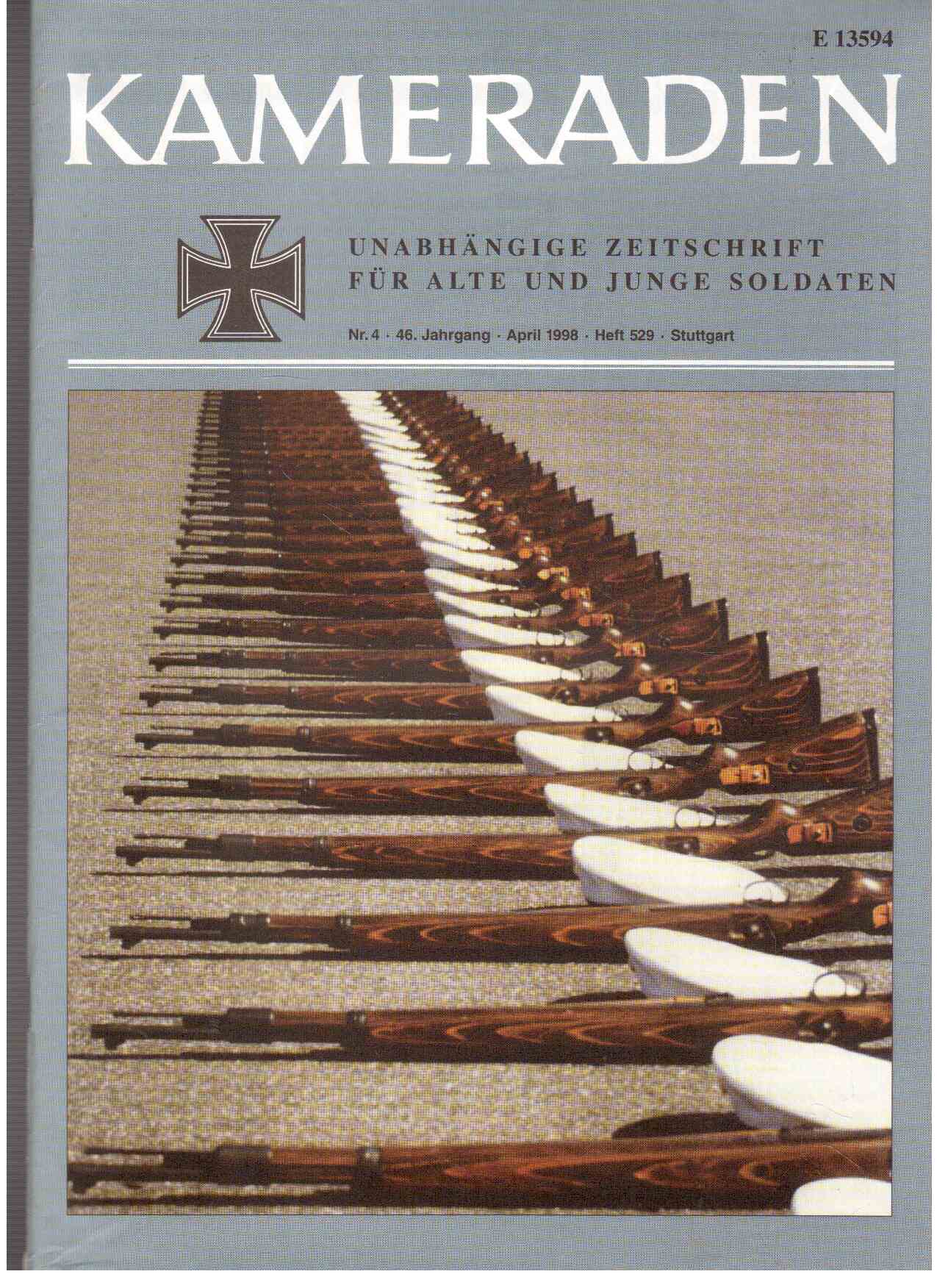 Kameraden. Unabhängige Zeitschrift deutscher Soldaten. Nr. 4 April 1998, Heft 529