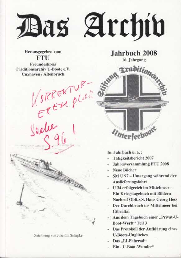 Das Archiv : Jahrbuch 2008. 16. Jahrgang