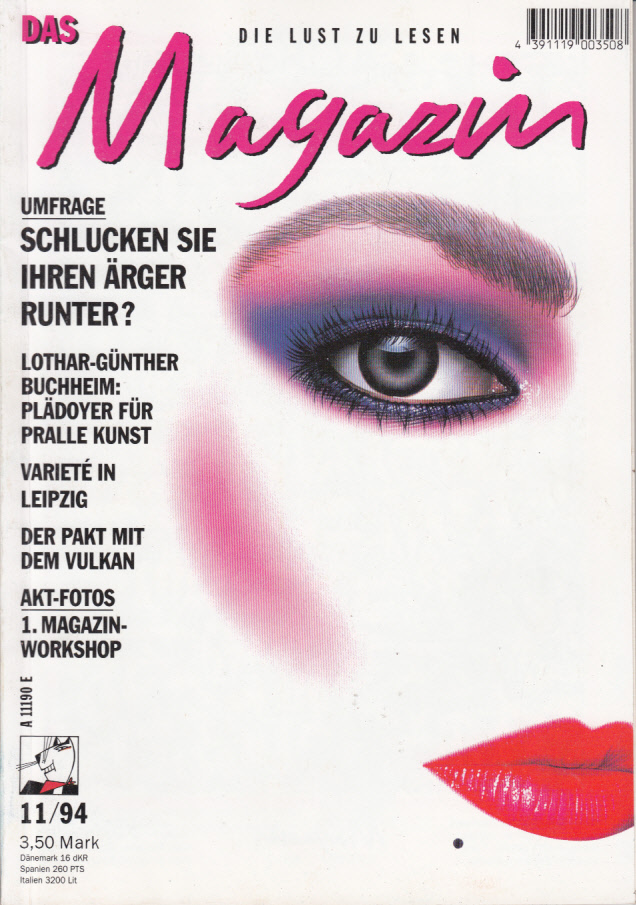 Das Magazin : Die Lust zu lesen, Heft 11(1994)