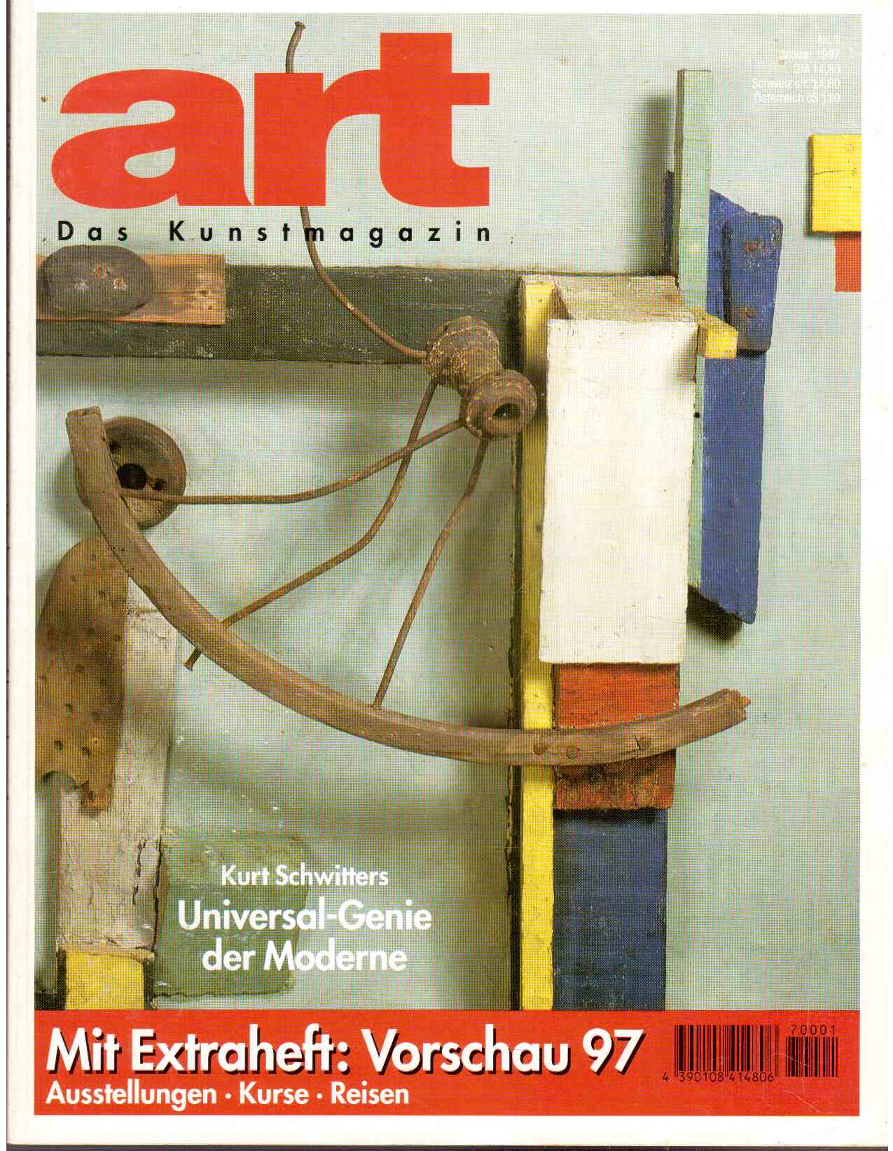 Art - Das Kunstmagazin 1997 (Heft 1-5, 7-9, 11-12)
