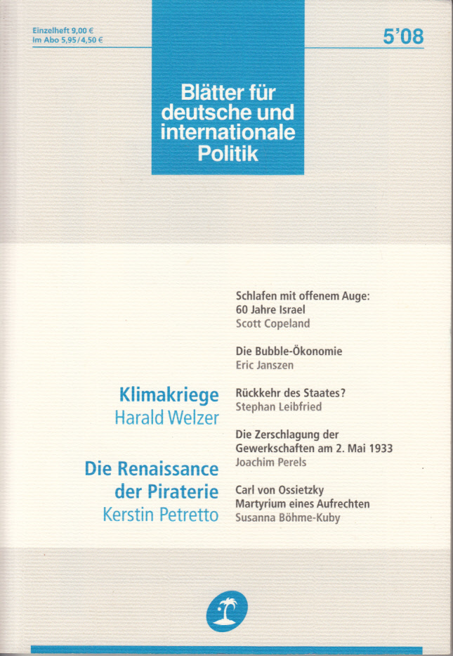 Blätter für deutsche und internationale Politik 5(2008)