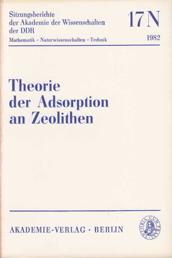 Theorie der Adsorption an Zeolithen.