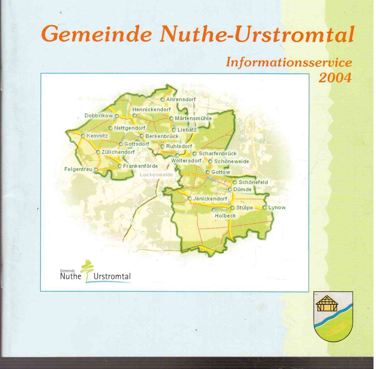 Gemeinde Nuthe-Urstromtal. Informationsservice 2014.