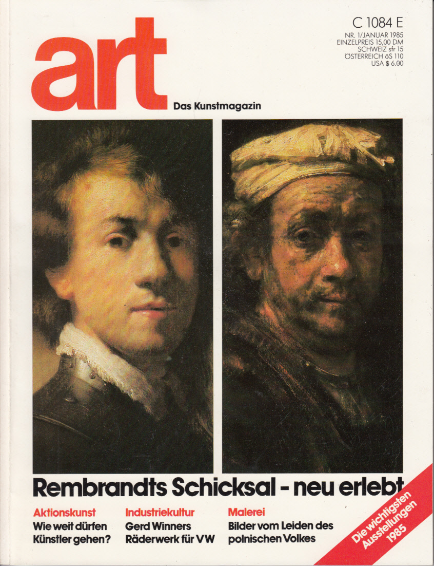 Art - Das Kunstmagazin Heft 1-12 (1985)