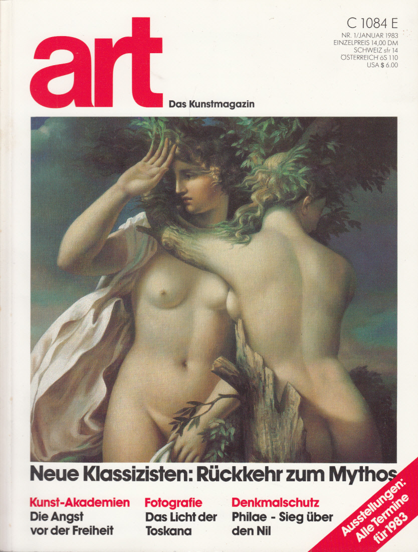 Art - Das Kunstmagazin, Heft 1-12 (1983)