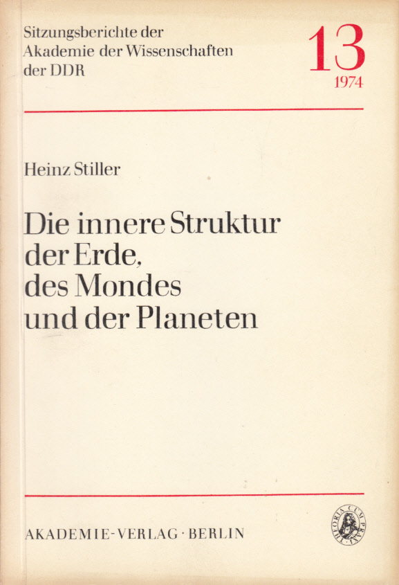 Die innere Struktur der Erde, des Mondes und der Planeten.