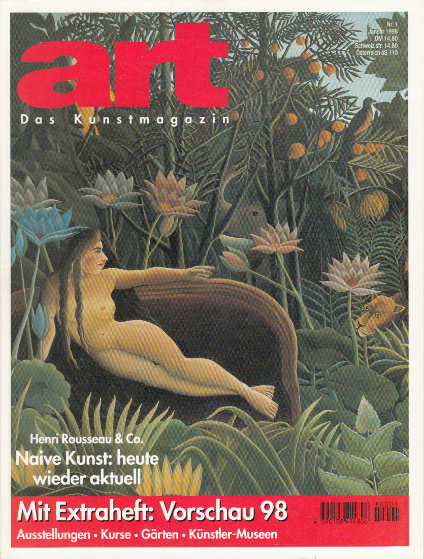 art - Das Kunstmagazin 1998 (12 Hefte, komplettes Jahr)