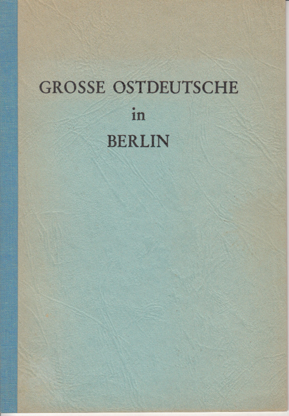 Grosse Ostdeutsche in Berlin