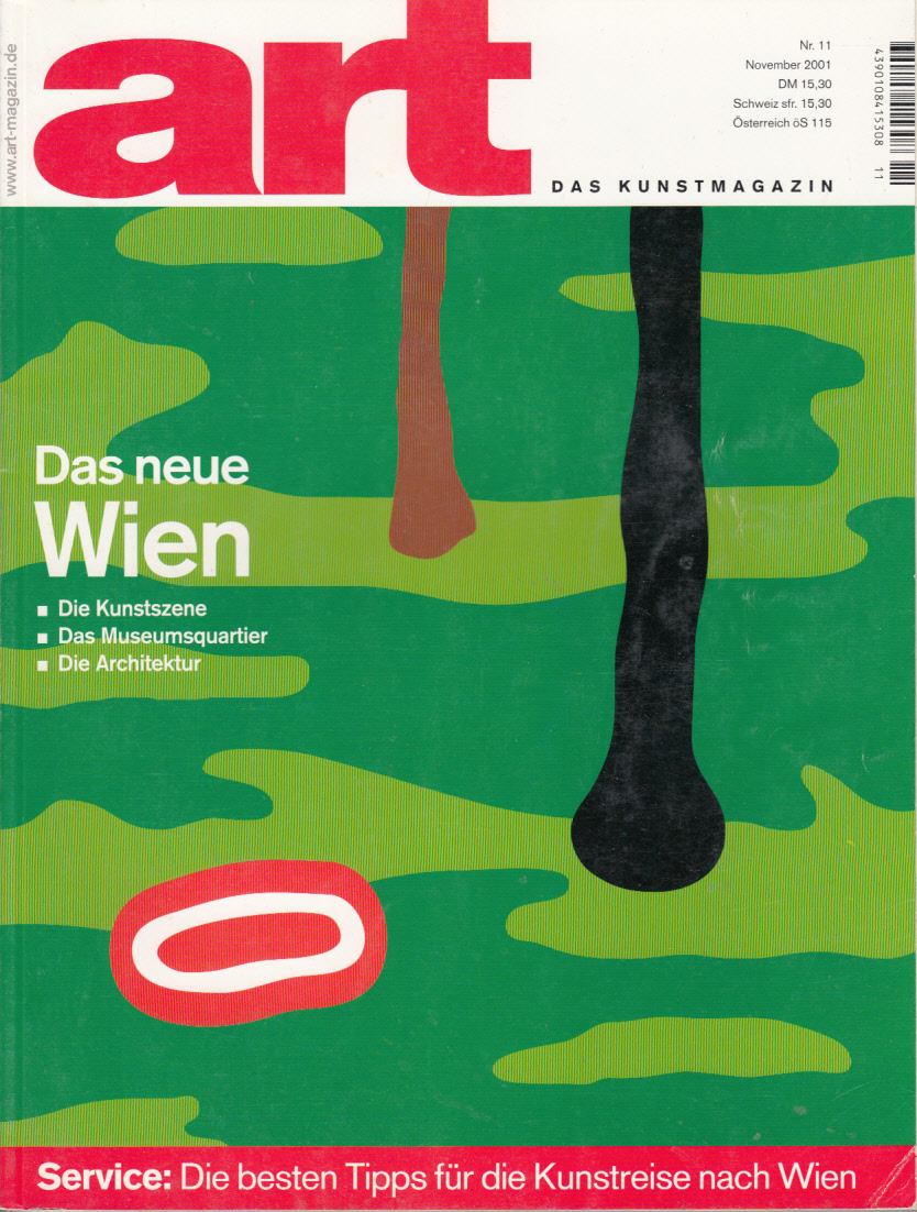 Art : Das Kunstmagazin. Heft 11 - November 2001