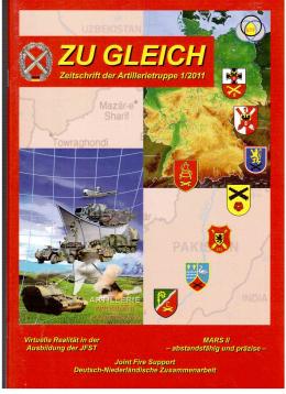 Zu Gleich. Zeitschrift der Artillerietruppe 1(2011)