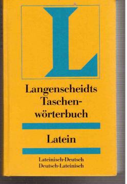 Langenscheidts Taschenwörterbuch Latein