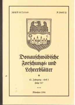 Donauschwäbische Forschungs- und Lehrerblätter. 42. Jahrgang, Heft 3(1996)