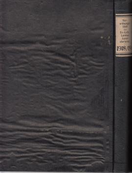Verordnungsblatt des Evangelisch-lutherischen Landeskonsistoriums zu Dresden. 1918 u. 1919