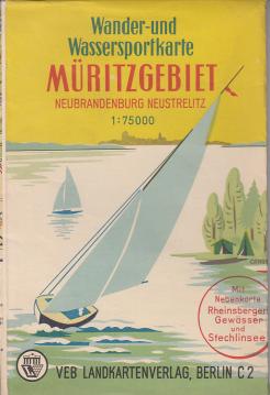 Wander- und Wassersportkarte Müritzgebiet Neubrandenburg-Neustrelitz