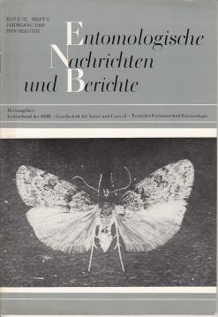 Entomologische Nachrichten und Berichte. Band 32, Heft 6 (1988)