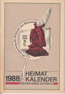 Heimatkalender für den Kreis Jüterbog 1988.