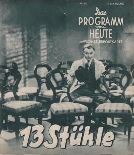 Das Programm von Heute Nr. 276: 13 Stühle