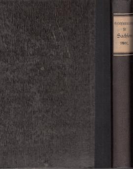 Gesetz- und Verordnungsblatt für das Königreich Sachsen vom Jahre 1901.