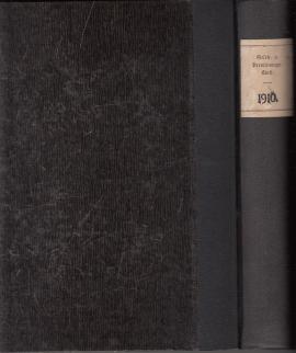 Gesetz- und Verordnungsblatt für das Königreich Sachsen vom Jahre 1910.