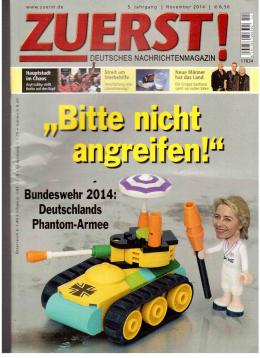Zuerst! Deutsches Nachrichtenmagazin. 5. Jhg., November 2014