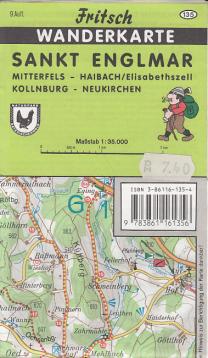 Bayerischer Vorwald: Sankt Englmar, Mitterfels, Haibach, Kollnburg, Neukirchen (Fritsch Wanderkarten 1:35000)