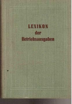 Lexikon der Betriebsausgaben