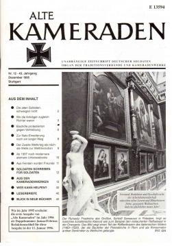 Alte Kameraden. Unabhängige Zeitschrift Deutscher Soldaten. 43. Jhg., Heft 12, 1995