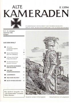 Alte Kameraden. Unabhängige Zeitschrift Deutscher Soldaten. 43. Jhg., Heft 9, 1995