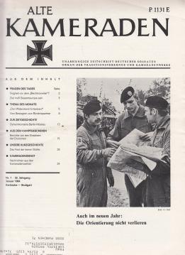 Alte Kameraden. Unabhängige Zeitschrift Deutscher Soldaten. 32. Jhg., Heft 1-12, 1984