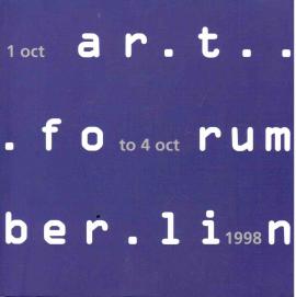 art forum berlin 1998: Katalog - Catalogue.