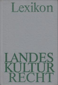 Landeskulturrecht Lexikon