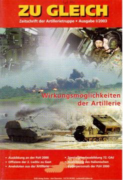ZU GLEICH Zeitschrift der Artillerietruppe. 1(2003)