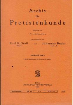 Archiv für Protistenkunde 109. Band, Heft 3