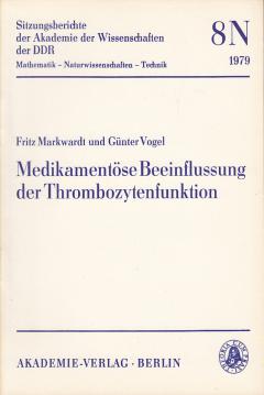 Medikamentöse Beeinflussung der Thrombozytenfunktion. Experimentelle und klinische Untersuchungen mit Azetylsalizylsäure.