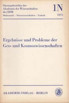 Ergebnisse der Geo- und Kosmoswissenschaften