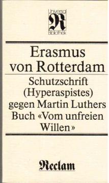 Schutzschrift (Hyperaspistes) gegen Martin Luthers Buch Vom unfreien Willen
