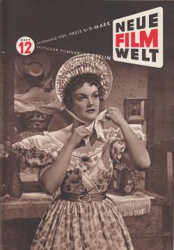 Neue Film Welt. Jahrgang 1951, Heft 12