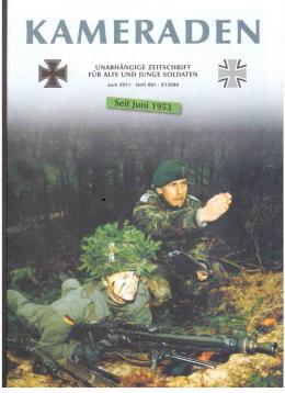 Kameraden : Unabhängige Zeitschrift für alte und junge Soldaten. Juni 2011, Heft 681